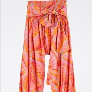 Farm rio , Brigth forest smoked waisted pants